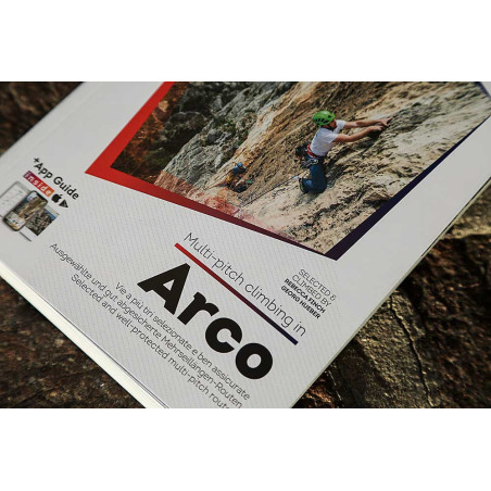 Multi pitch climbing in Arco