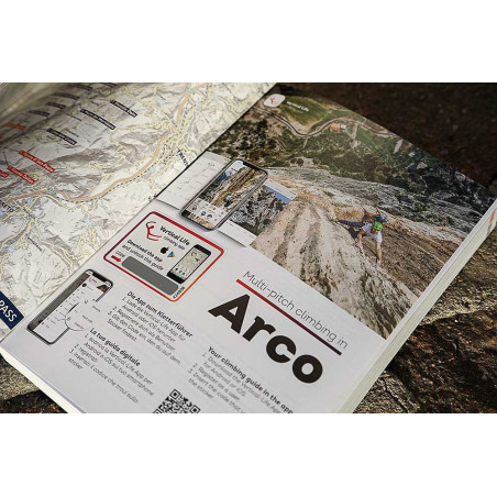 Multi pitch climbing in Arco
