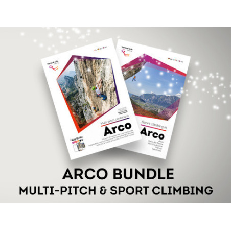 Multi pitch climbing in Arco