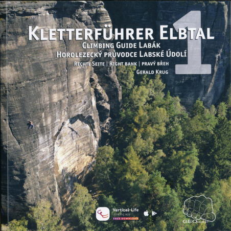 Kletterführer Elbtal/Horolezecký průvodce Labské údolí - pravý břeh